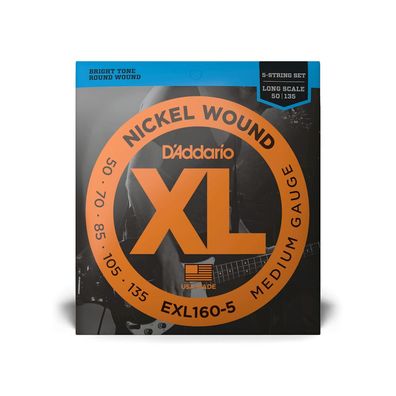 DAddario EXL160-5 Bass