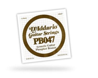 DAddario PB047 Einzelsaite - 047