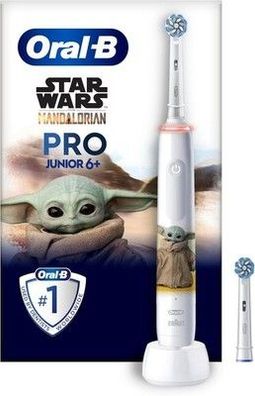Oral-B Pro Junior Star Wars Elektrische Zahnbürste 2 Aufsteckbürsten & 2 Modis