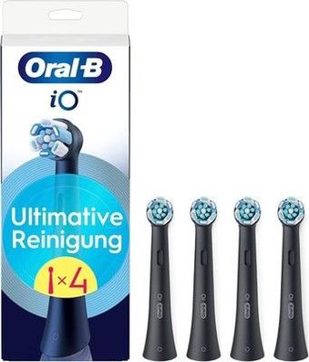 Oral-B iO Ultimative Reinigung – 4 Stück Aufsteckbürsten für Elektrische Oral-B