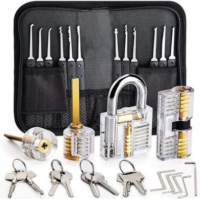 Dietrich Set, Sicherheitsschloss, 26 tlg. Lockpicking Set, Schloss Zubehör