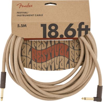 Fender Festival Hemp Kabel 5,5 Meter - Art. 214016
