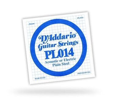 DAddario PL014 Einzelsaite - 014