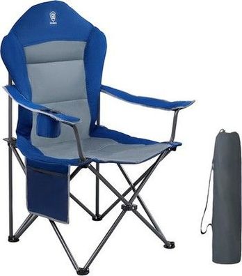 EVER Advanced Luxus Camping-Stuhl Faltbar 160 KG Belastbar (80T x 60B x 109H)
