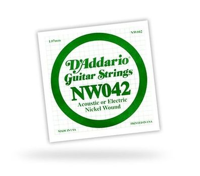DAddario NW042 Einzelsaite - 042