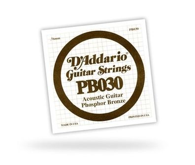 DAddario PB030 Einzelsaite - 030