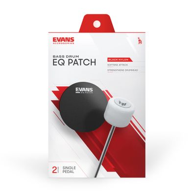 Evans EQ Patch Single Schwarz PB1