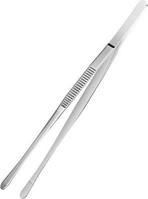 Newaner Küchenpinzette 30cm, Grillpinzette aus Edelstahl, Küchenpinzette