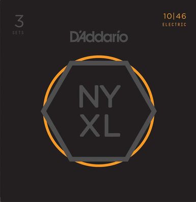 DAddario NYXL 1046 Electric - 3 Packs