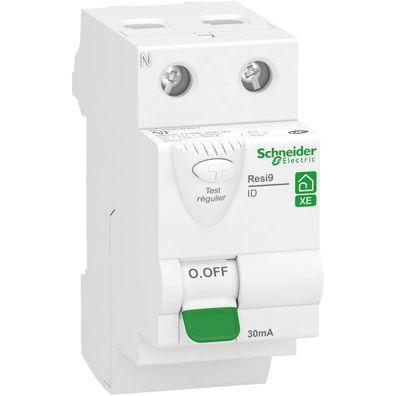 Schneider Electric R9ERC225 Resi9 XE Differentialschalter 2P 25A 30mA Typ AC