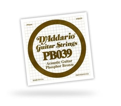 DAddario PB039 Einzelsaite - 039