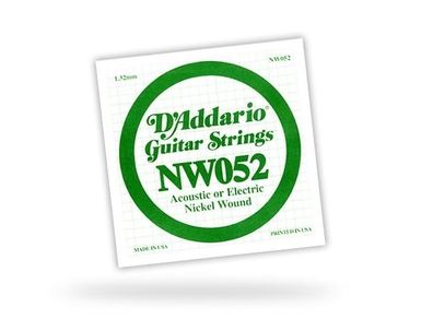 DAddario NW052 Einzelsaite - 052