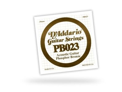 DAddario PB023 Einzelsaite - 023