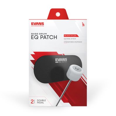 Evans EQ Patch Double Schwarz PB2