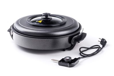 HENDI Partypfanne Elektropfanne 40cm Aluminium 230V 1400W Braten