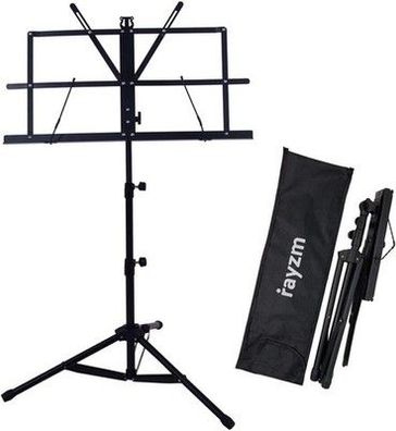Musik Notenständer 37cm bis 122cm, Robuster tragbarer klappbarer Metallständer