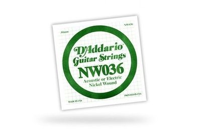 DAddario NW036 Einzelsaite - 036
