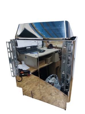 VEVOR Elektrischer Saunaofen 8 kW 400V Saunaheizung Silber