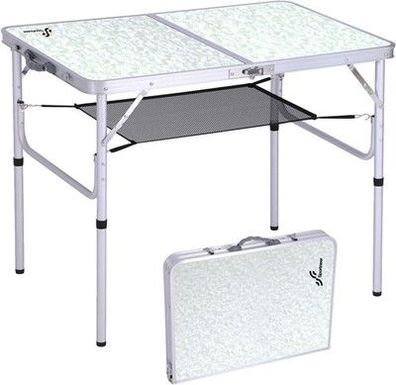 Sportneer Klappbarer Camping-Tisch, höhenverstellbar, Klapptisch 33T x 17B x 14H