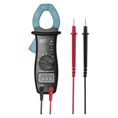 EMOS Digitales Zangenmultimeter AC DC Clamp Meter mit Ledertasche