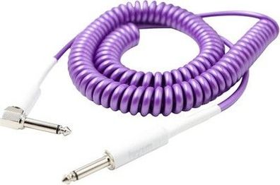 Rayzm 2M Instrumenten-Spiral-Kabel, Spiralkabel Gitarre Kabel Klinke Curly