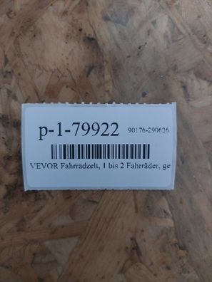 VEVOR Fahrradzelt fér 1-2 Fahrräder Fahrradgarage 1706x2011x792 mm Fiberglas