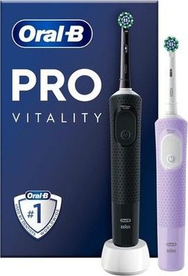 Oral-B Vitality Pro Elektrische Zahnbürste/Electric Toothbrush Doppelpack 3 Modi