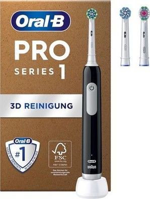 Oral-B Pro Series 1 Plus Edition Elektrische Zahnbürste 3 Aufsteckbürsten 3 Modi
