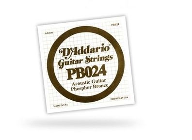 DAddario PB024 Einzelsaite - 024