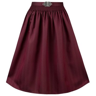 Dirndlschürze Adelaide 70cm Rocklänge bordeaux