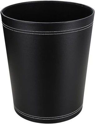 Kingfom™ Klassisch Leder Papierkorb für Büro/Badezimmer/küche/Schlafzimmer