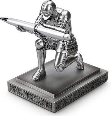 HDMbigmi Knight Stiftehalter Stifteständer Schreibtisch-Organizer (Silber)