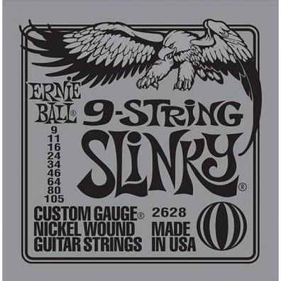 Ernie Ball EB 2628 9-String Slinky