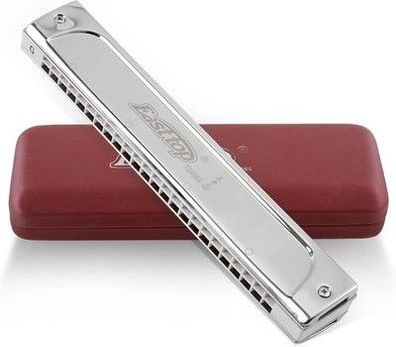 East Top Mundharmonika, Tremolo Mundharmonika Tonart G 24 Löcher T2406S