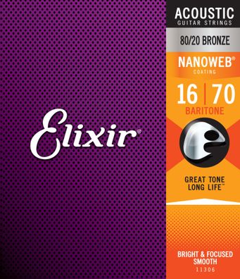 Elixir 80/20 Nanoweb Akustik 16-70