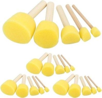 20 Stück Pinselset aus Schaumstoff, Malschwamm Schaum für Malerei Handwerk