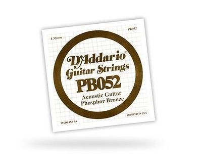 DAddario PB052 Einzelsaite - 052