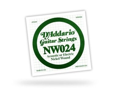 DAddario NW024 Einzelsaite - 024