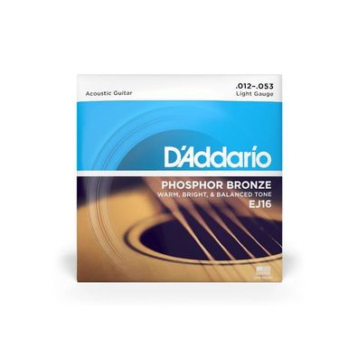 DAddario EJ16-3D Phosphor Bronze 3 Sets