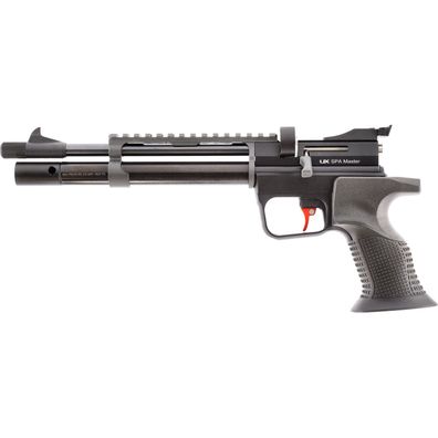 UX SPA Master Luftpistole PCP Pressluft,4,5mm,9 Schuss Magazin, Schwarz
