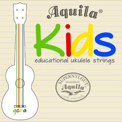 Aquila Kids Multi-Color Uke Strings