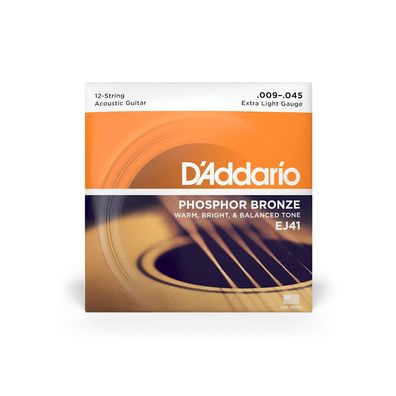 DAddario EJ41 Phosphor Bronze 12-String