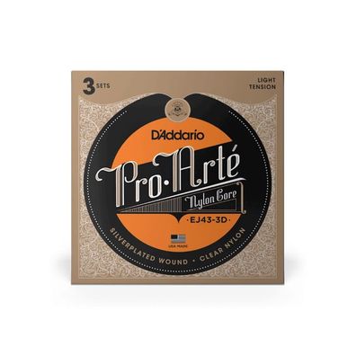 DAddario EJ43 3D Classical Guitar 3Pack