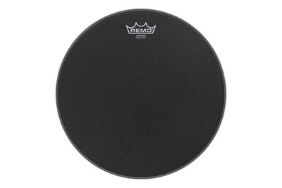 Remo Emperor Black Suede 10''