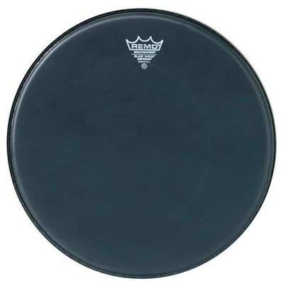 Remo Emperor Black Suede 16''