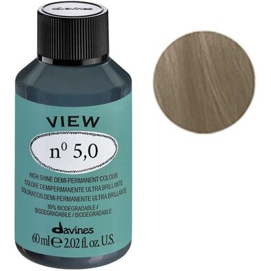 Davines, View, Demi-Permanentes Haarfärbemittel, 5.0, 60 ml