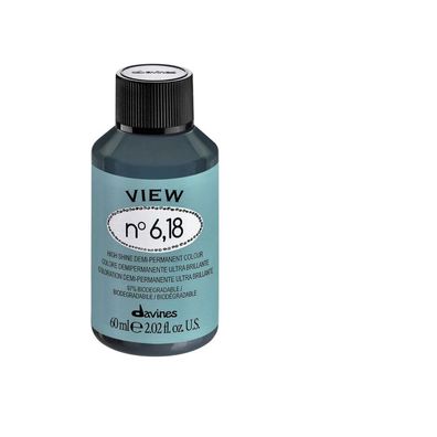 Davines, View, Demi-Permanentes Haarfärbemittel, 6.18, 60 ml