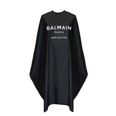Balmain Professionnel Umhang aus Textil für Friseure mit schwarzem Schnitt