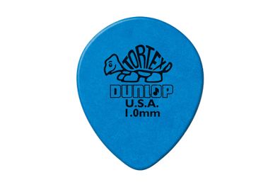Dunlop Pick Tortex Teardrop Blau 1.00