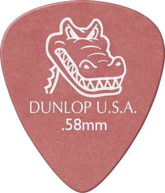 Dunlop Gator Grip Picks rot